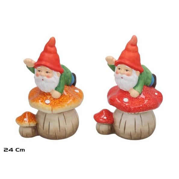 SETA C/ENANITO ALICIA 23CM 2 SURT.