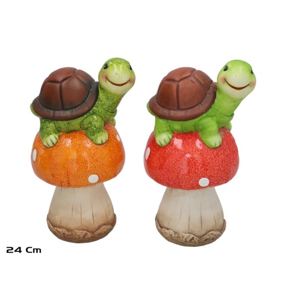 SETA C/TORTUGA ALICIA 23,5CM 2 SURT.