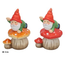 SETA C/ENANITO DECORADA ALICIA 28,8CM 2 SURT.