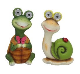 ANIMALES TORA 2 SURT. 2 LUZ SOLAR LED 12X8,5X21 CM