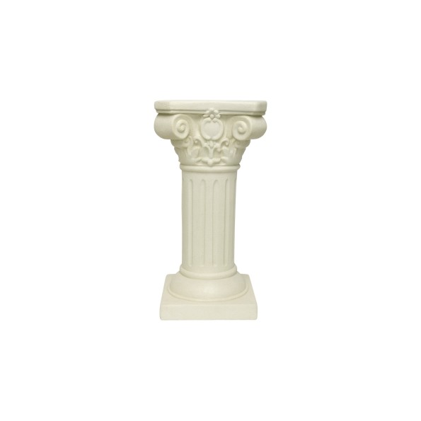 COLUMNA ROMANA MAGNESIO 25X25X55CM BLANCA