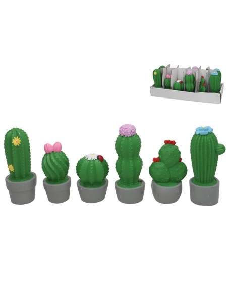 CACTUS GUSS 6 SURT DECO 7,2X7,2X18,3 CM