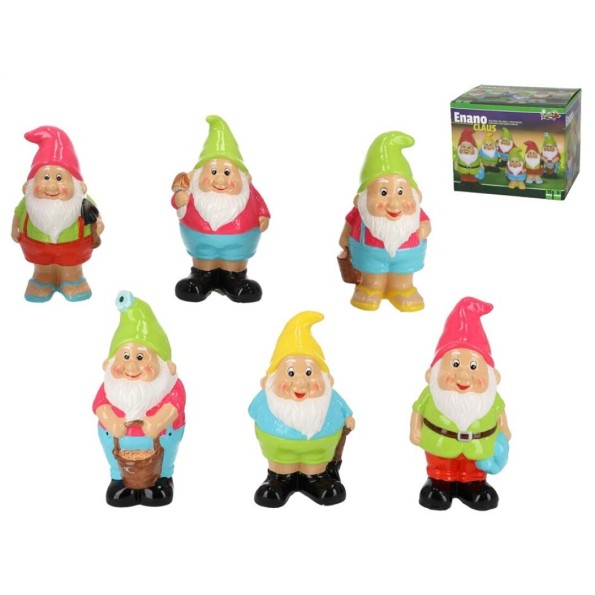 ENANO CLAUS 15CM 6 SURTIDOS