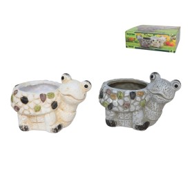 MACETERO CARACOL TERRACOTA 2 SRT 13,5X9,5X9,5 CM