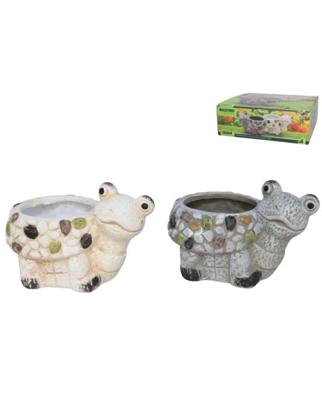 MACETERO CARACOL TERRACOTA 2 SRT 13,5X9,5X9,5 CM