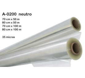 BOBINA POLIPROPILENO NEUTRO (CELOFAN) 80cmx50m