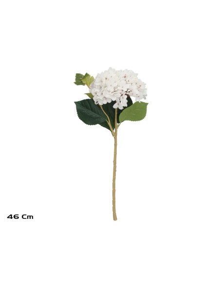 VARA HORTENSIA FLOR MINI 46 CM (BLANCO)