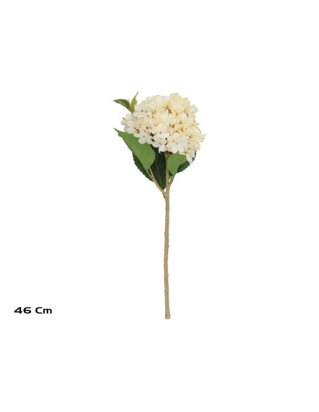 VARA HORTENSIA FLOR MINI 46 CM (CREMA)