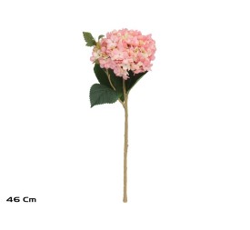 VARA HORTENSIA FLOR MINI 46 CM (ROSA)