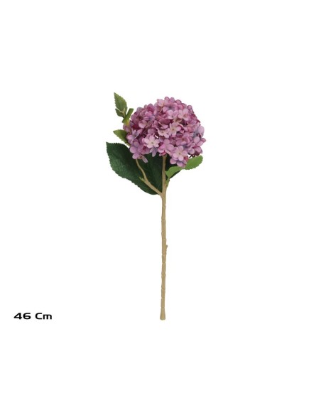 VARA HORTENSIA FLOR MINI 46 CM (VIOLETA)