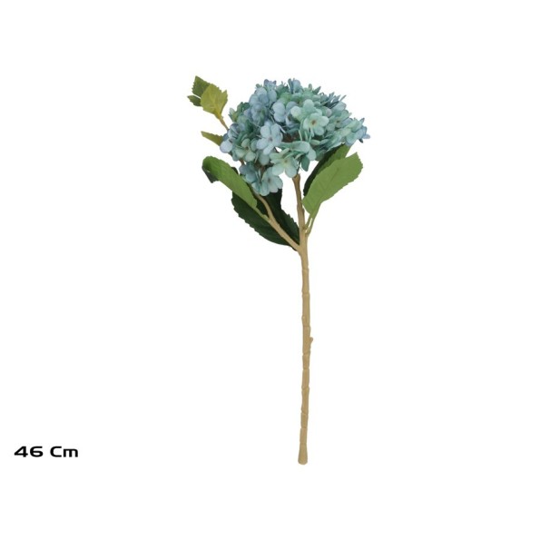 VARA HORTENSIA FLOR MINI 46 CM (AZUL)