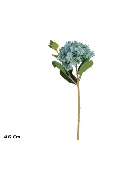 VARA HORTENSIA FLOR MINI 46 CM (AZUL)
