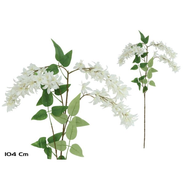 VARA WISTERIA X 3 - 104 CM (BLANCO)
