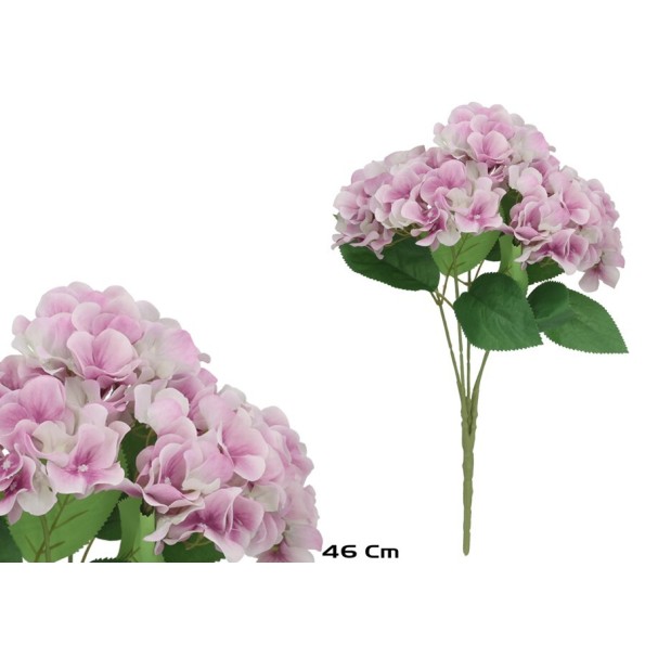 RAMO HORTENSIA PRINTED X 5-46 CM (MALVA)