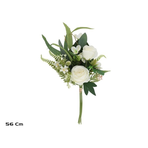 ATADO ALTO ROSAS -CAP -56 CM (BLANCO)