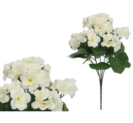 RAMO GERANIO X 5 -35 CM (BLANCO)