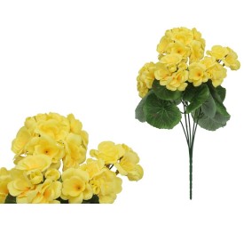 RAMO GERANIO X 5 -35 CM (AMARILLO)