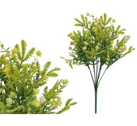RAMO HELECHO FLOR X 10 - 45CM (AMARILLO)