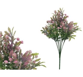 RAMO HELECHO FLOR X 10 - 45 CM (ROSA)