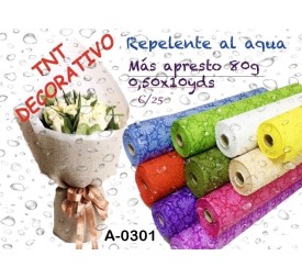 ENVOLTORIO TNT MONSTERA REPELENTE AL AGUA 50CM X10 YDS