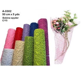 BOBINA SPYDER 50CM X5 YARDAS SURTIDO
