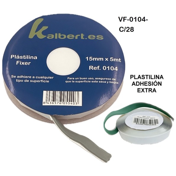 PLASTILINA EXTRA VERDE 5M