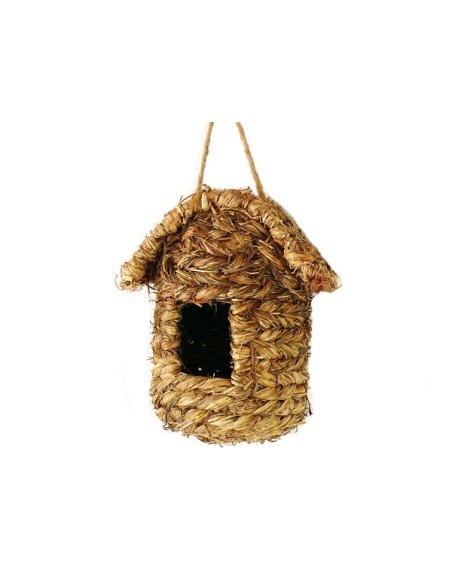 NIDO PAJAROS TEJADO PLANO GRANDE 17x17x20 cm.