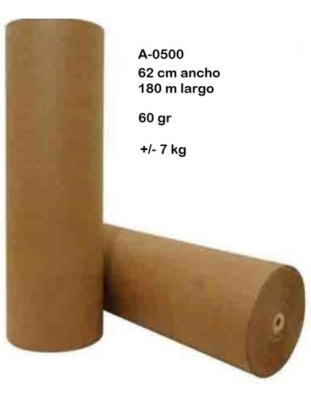 PAPEL KRAFT 62CM X 180M