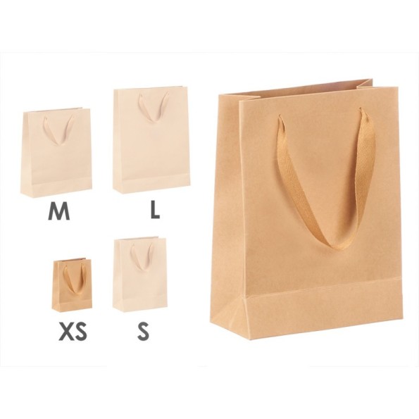 BOLSA PAPEL KRAFT LISA MINI