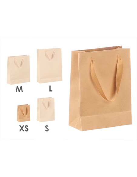 BOLSA PAPEL KRAFT LISA MINI