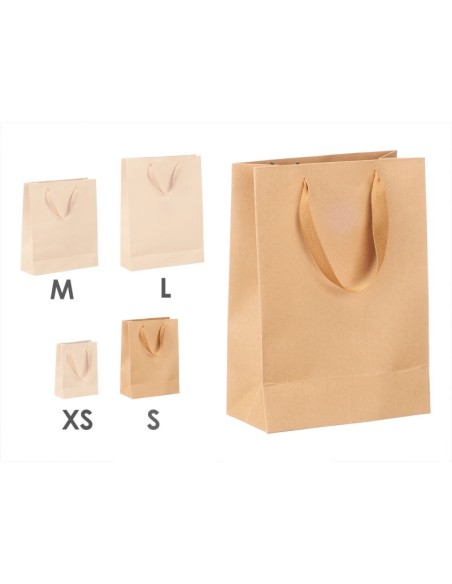 BOLSA PAPEL KRAFT LISA PEQ