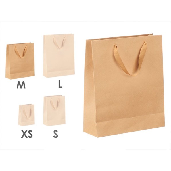 BOLSA PAPEL KRAFT LISA MED