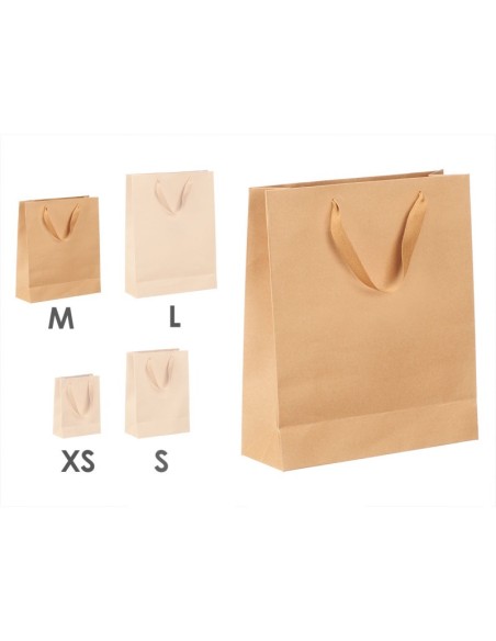 BOLSA PAPEL KRAFT LISA MED