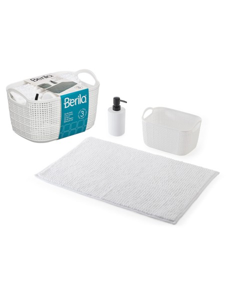 SET 3PZS BAÑO BLANCO