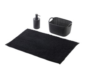 SET 3PZS BAÑO NEGRO