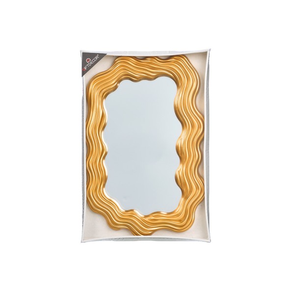 ESPEJO PLASTICO FORMA ORO 45CM