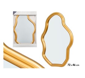 ESPEJO PLASTICO FORMA ORO 72CM