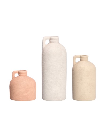 SET 3 JARRONES ANFORA SURT 3 COLORES