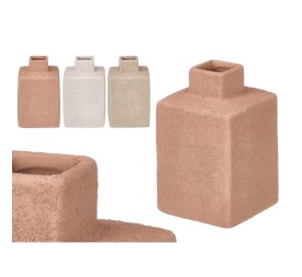 JARRÓN RECTANGULAR SURT 3 COLORES 11.2 x 11.2 x 18.5 cm