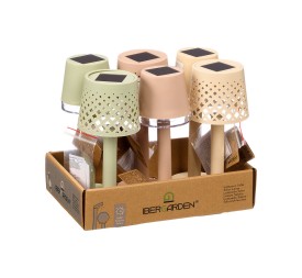 LAMPARA SOLAR PIE SURT 2 MODELOS 3 COL