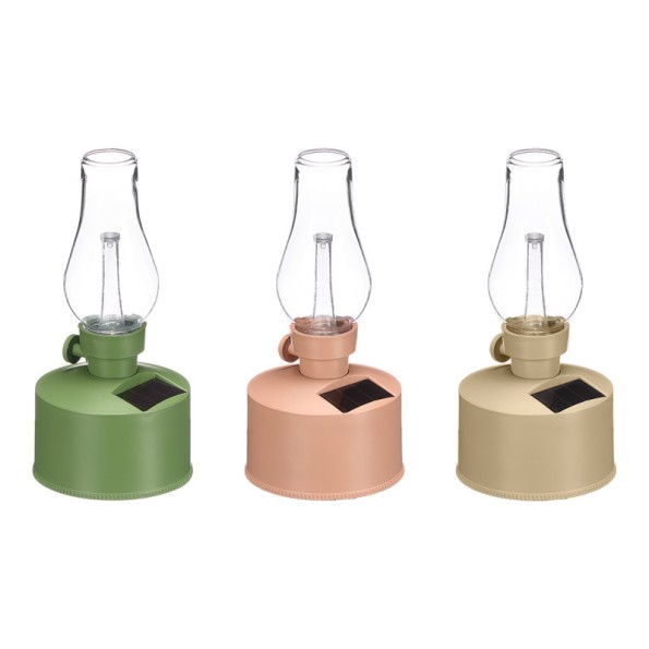 LAMPARA SOLAR CANDELABRO SURT 3 COL 10 x 10 x 21 cm