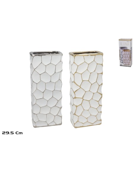 JARRON CERAMICA MIELY 12X7,5X29,5CM 2 SURT.