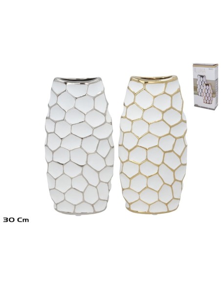 JARRON CERAMICA MIELY 14,5X7,5X30CM 2 SURT.