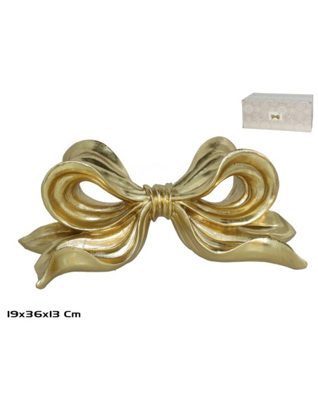 FIGURA LAZO 36X19X13CM ORO