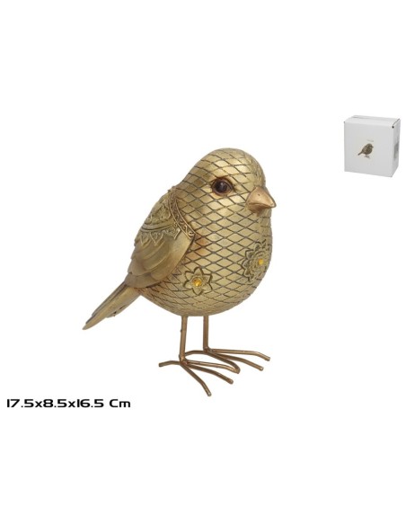 CANARIO ALHAJA 17.5X8.5X16.5CM ORO