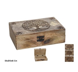 CAJA MADERA DECORADA 13X20X6 CM 3 SURT. DISHA