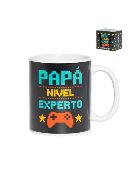 MUG EN CAJA REGALO GAMER PAPA
