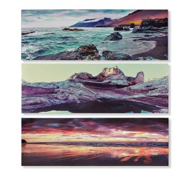 CUADRO LIENZO MDF 90X2X30 PLAYA 3 SURT.