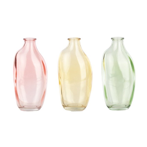 BOTELLA 3MIX COL BOTELLA IRREGULAR D7 H15 VIDRIO