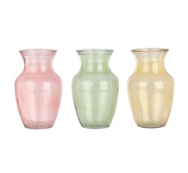 PORTAFLOR 3MIX COL ABOMBADO ALTO D9 H20 VIDRIO